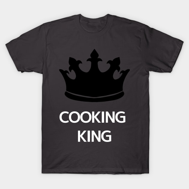 Cooking King-White T-Shirt by ShadowTEEStore